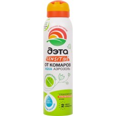 Купить Аэрозоль от комаров ДЭТА Aqua для чувствительной кожи, 150мл в Ленте