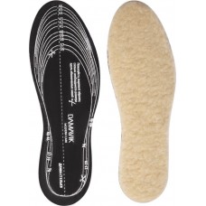 Стельки для обуви DAMAVIK Мех Plus, с активированным углем, размер 36–46