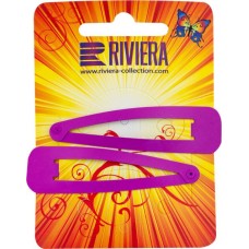 Заколки для волос RIVIERA металлические/пластмассовые, 2шт