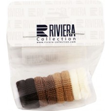 Резинки для волос RIVIERA махрушки от 4 до 10шт (зависит от размера), в ассортименте, Арт. 444075