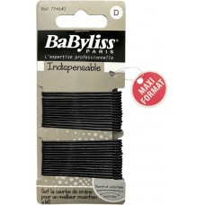 Заколки-невидимки для волос BABYLISS PARIS профильные черные, Арт. BS794640, 60шт
