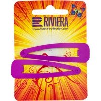 Заколки для волос RIVIERA металлические/пластмассовые, 2шт