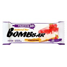 Купить Батончик протеиновый BOMBBAR Малиновый чизкейк, 60г в Ленте