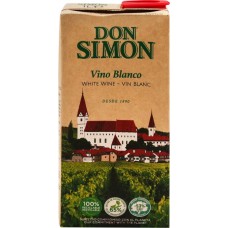 Вино DON SIMON белое сухое, 1л