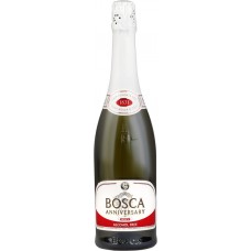 Напиток безалкогольный BOSCA Anniversary сильногазированный белый полусухой, 0.75л
