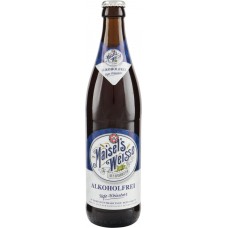 Пиво светлое безалкогольное MAISEL'S WEISSE Alkoholfrei пшеничное нефильтрованное, не более 0,4%, 0.5л