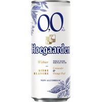Напиток пивной безалкогольный HOEGAARDEN 0,0, 0.33л
