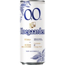 Напиток пивной безалкогольный HOEGAARDEN 0,0, 0.33л