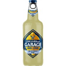 Напиток пивной безалкогольный GARAGE Seth&Riley's Hard Lemon нефильтрованный пастеризованный 0,5%, 0.4л