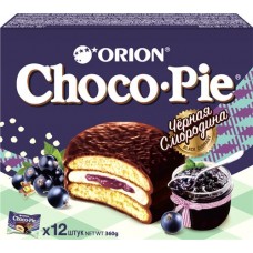 Пирожное ORION Choco Pie черная смородина, 360г