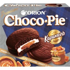 Пирожное ORION Choco Pie Caramel, 360г