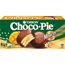 Купить Печенье ORION Choco Pie Mango, 180г в Ленте