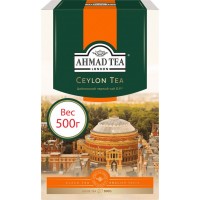 Чай черный AHMAD TEA Цейлонский Оранж Пеко листовой, 500г