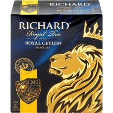 Купить Чай черный RICHARD Royal Ceylon Цейлонский байховый, 100пак в Ленте