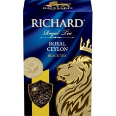 Чай черный RICHARD Royal Ceylon Цейлонский листовой, 90г