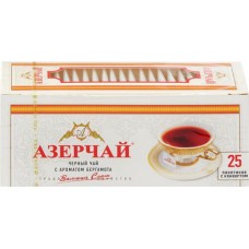 Чай черный AZERCAY с ароматом бергамота, 25пак