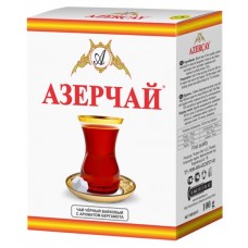 Чай черный AZERCAY с ароматом бергамота листовой, 100г