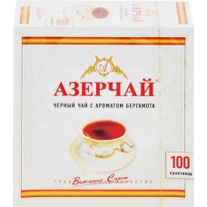 Чай черный AZERCAY с ароматом бергамота, 100пак