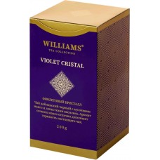 Чай черный WILLIAMS Violet crystal с лепестками василька, ароматом и кусочками манго, листовой, 200г