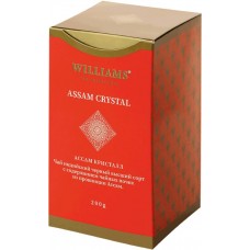 Чай черный WILLIAMS Assam crystal Индийский байховый с содержанием чайных почек, листовой, 200г