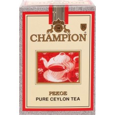 Купить Чай черный CHAMPION TEA Пекое Цейлонский байховый, листовой, 100г в Ленте