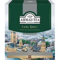 Чай черный AHMAD TEA Tea Earl Grey с бергамотом байховый, 100пак