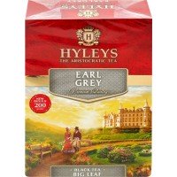 Чай черный HYLEYS Эрл Грей с ароматом бергамота байховый листовой, 200г