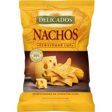 Купить Чипсы кукурузные DELICADOS Nachos со вкусом сыра, 150г в Ленте
