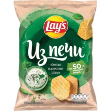 Чипсы картофельные LAY'S Из печи со вкусом сметаны и зелени, 85г