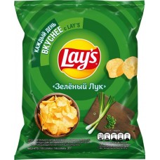 Чипсы картофельные LAY'S со вкусом молодого зеленого лука, 37г