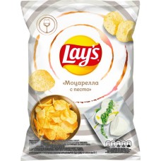 Чипсы картофельные LAY'S со вкусом моцарелла с песто, 95г