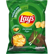 Купить Чипсы картофельные LAY'S со вкусом молодого зеленого лука, 70г в Ленте