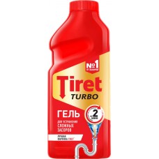 Купить Гель для удаления засоров в канализационных трубах TIRET Turbo, 500мл в Ленте