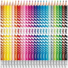 Карандаши цветные MAPED Color'Peps пластиковые, 24 цвета, с ластиком, Арт. 832824