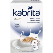 Каша овсяная KABRITA на козьем молоке, с 6 месяцев, 180г