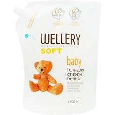 Жидкое средство для стирки WELLERY Soft Baby универсальное 1,7л