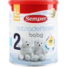 Смесь молочная SEMPER Nutradefense Baby 2, с 6 месяцев, 400г