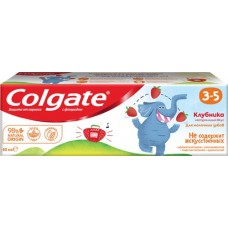 Зубная паста детская COLGATE Kids со вкусом клубники, защита от кариеса с фторидом, 3–5 лет, 60мл
