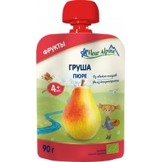 Пюре фруктовое FLEUR ALPINE Груша, с 4 месяцев, Organic, 90г