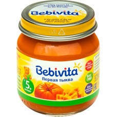 Купить Пюре овощное BEBIVITA Тыква, с 5 месяцев, 100г в Ленте