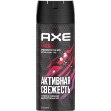 Купить Дезодорант-спрей мужской AXE Phoenix Активная свежесть с ароматом арктической мяты и освежающей травы, 150мл в Ленте