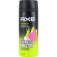 Дезодорант-спрей мужской AXE Epic fresh аромат грейпфрута и пикантного кардамона, 150мл