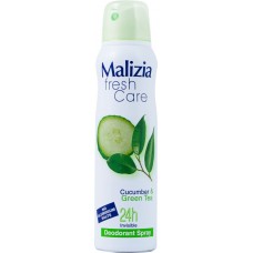 Дезодорант-антиперспирант спрей MALIZIA Fresh Care Cucumber&Green tea, 150мл
