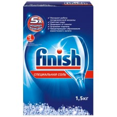 Купить Соль для посудомоечной машины FINISH, 1,5кг в Ленте