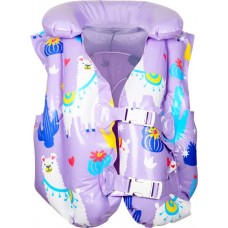 Купить Жилет надувной для плавания детский ACTIWELL Lama 51х46см, Арт. LAMA04 в Ленте
