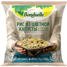 Купить Овощная смесь BONDUELLE Рис из цветной капусты с грибами и травами, 400г в Ленте