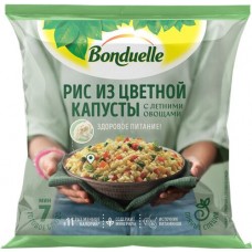Овощная смесь BONDUELLE Рис из цветной капусты с летними овощами и травами, 400г
