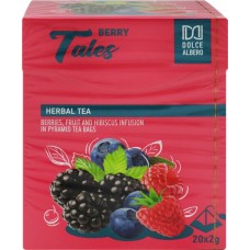 Напиток чайный DOLCE ALBERO Berry Tales с ягодами, 20пир