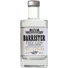 Джин BARRISTER Dry 40%, 0.5л