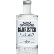 Джин BARRISTER Dry 40%, 0.7л